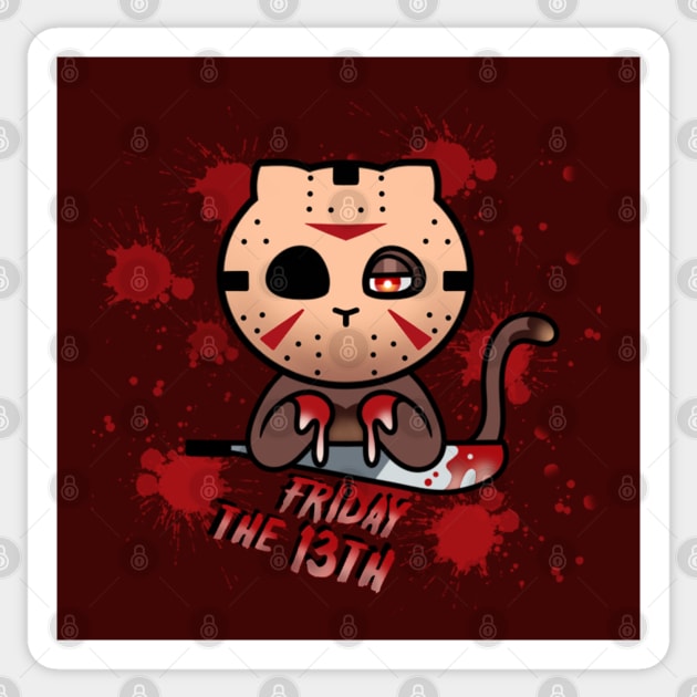 Slasher Cattie Sticker by Thy Name Is Lexi